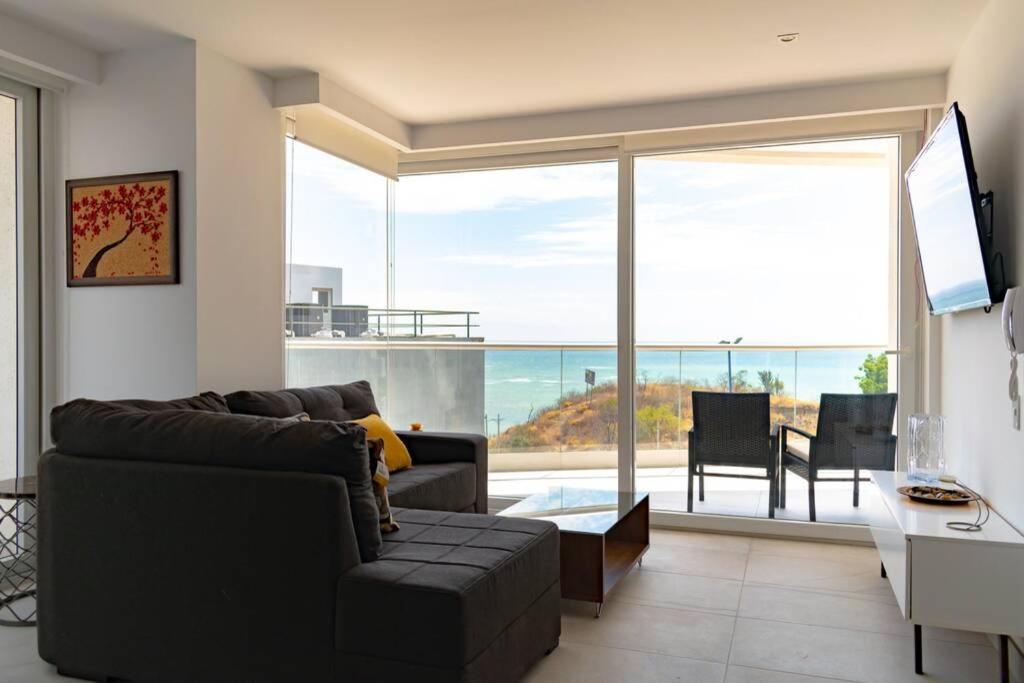 M3 Lujoso Y Comodo Departamento Con Playa 2 Piscinas Cancha De Tenis Jacuzzi Seguridad 24 Horas Manta Exterior photo